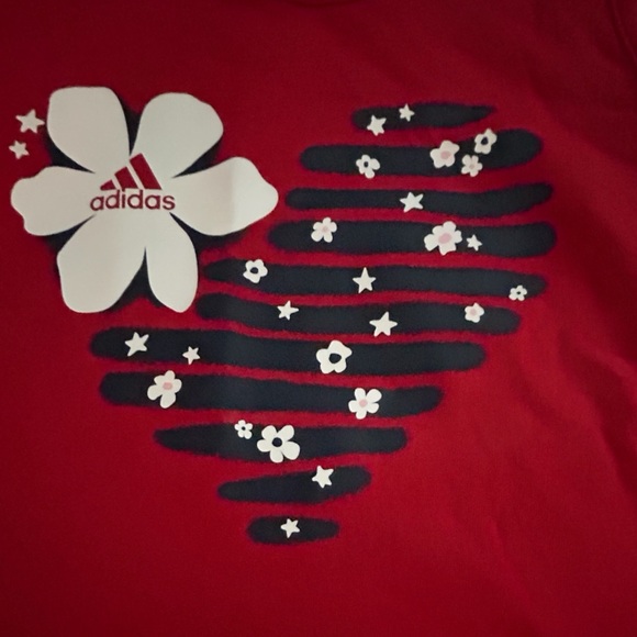 Adidas Red Tank w/Curve Sz L (14) & Imperial Star Shorts Sz 14 Retail $56 - Picture 6 of 8